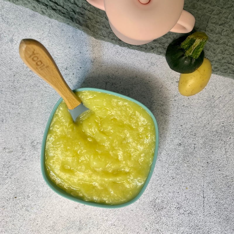 Purée de courgettes et pommes de terre