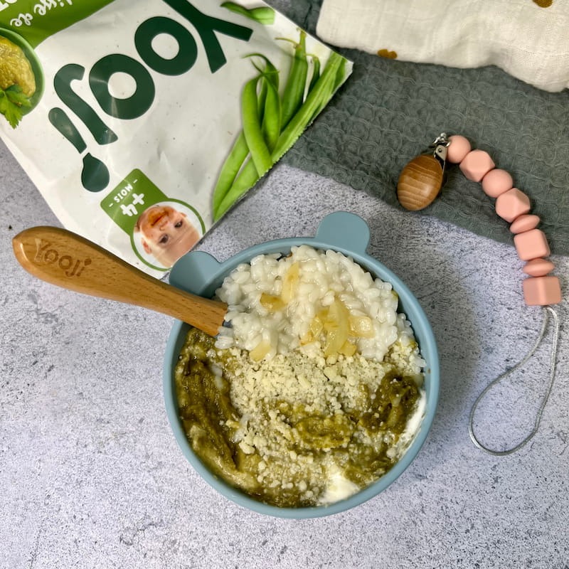 Risotto de légumes verts