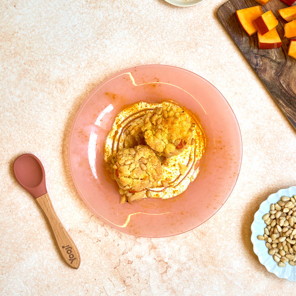 Le Crumble de potiron aux pignons - Dès 9 mois