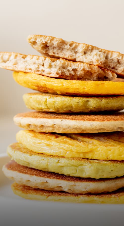 12 mois - Pancake 8+ : Aux légumes ou fruits, sans sucres ajoutés