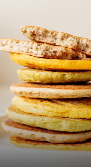 12 mois - Pancake 8+ : Aux légumes ou fruits, sans sucres ajoutés