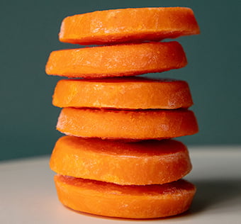 6 mois - Purées lisses : En portions de 20g pour ses premières cuillères