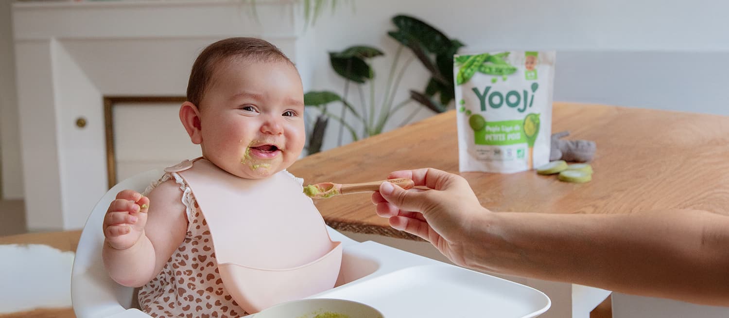Nos repas bio pour bébé dès 4 mois