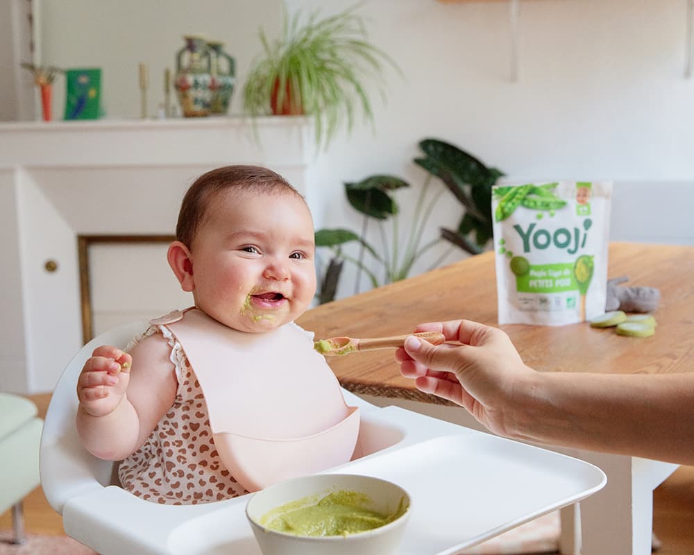 Nos repas bio pour bébé dès 4 mois