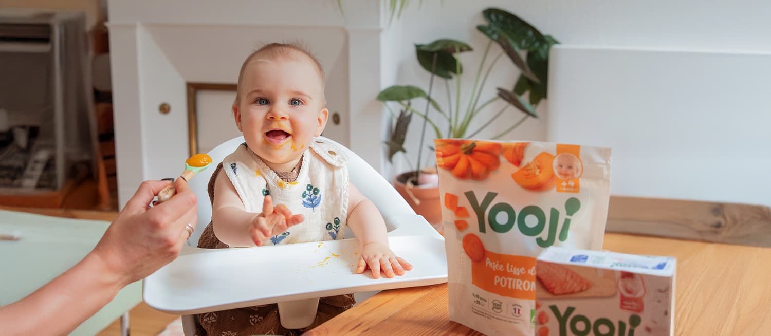 Nos repas bio pour bébé dès 6 mois