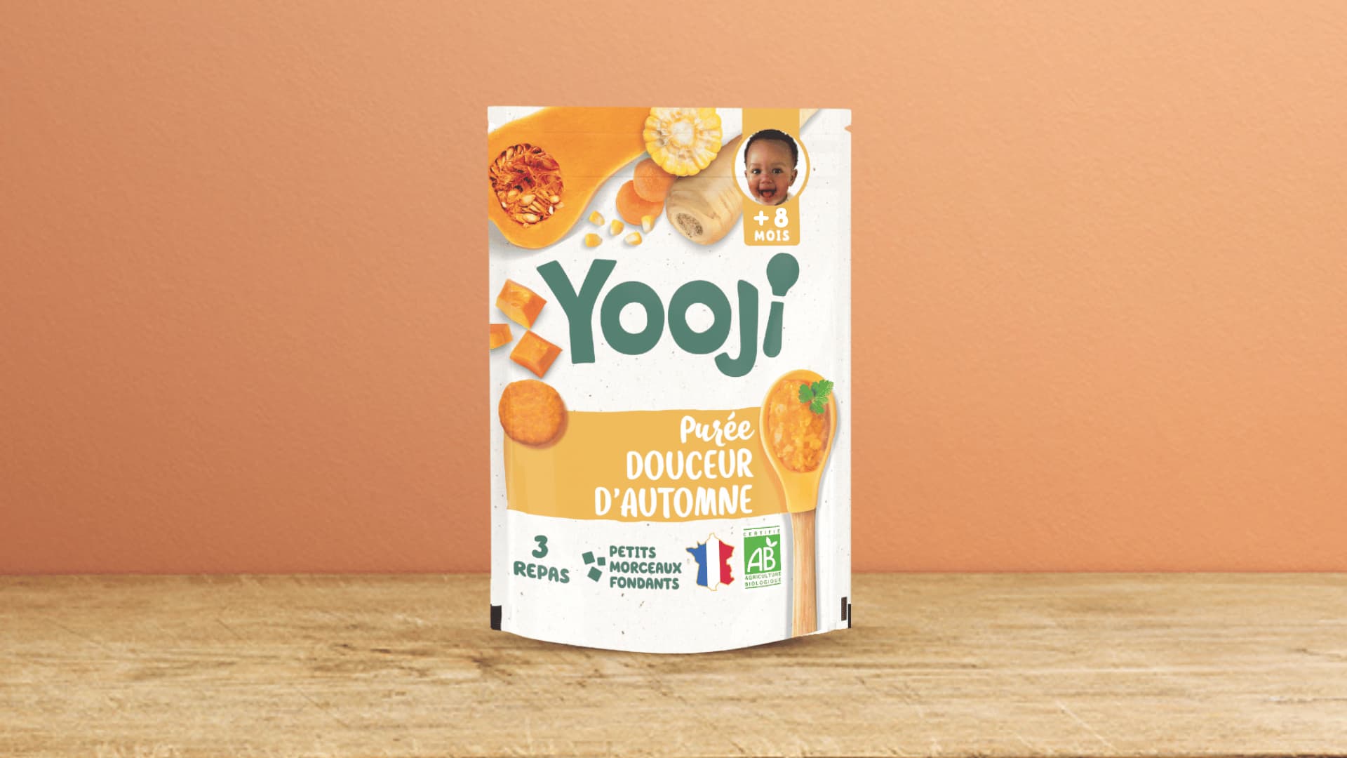 PharmaVie - YOOJI Douceur d'automne - Purée biologique surgelée