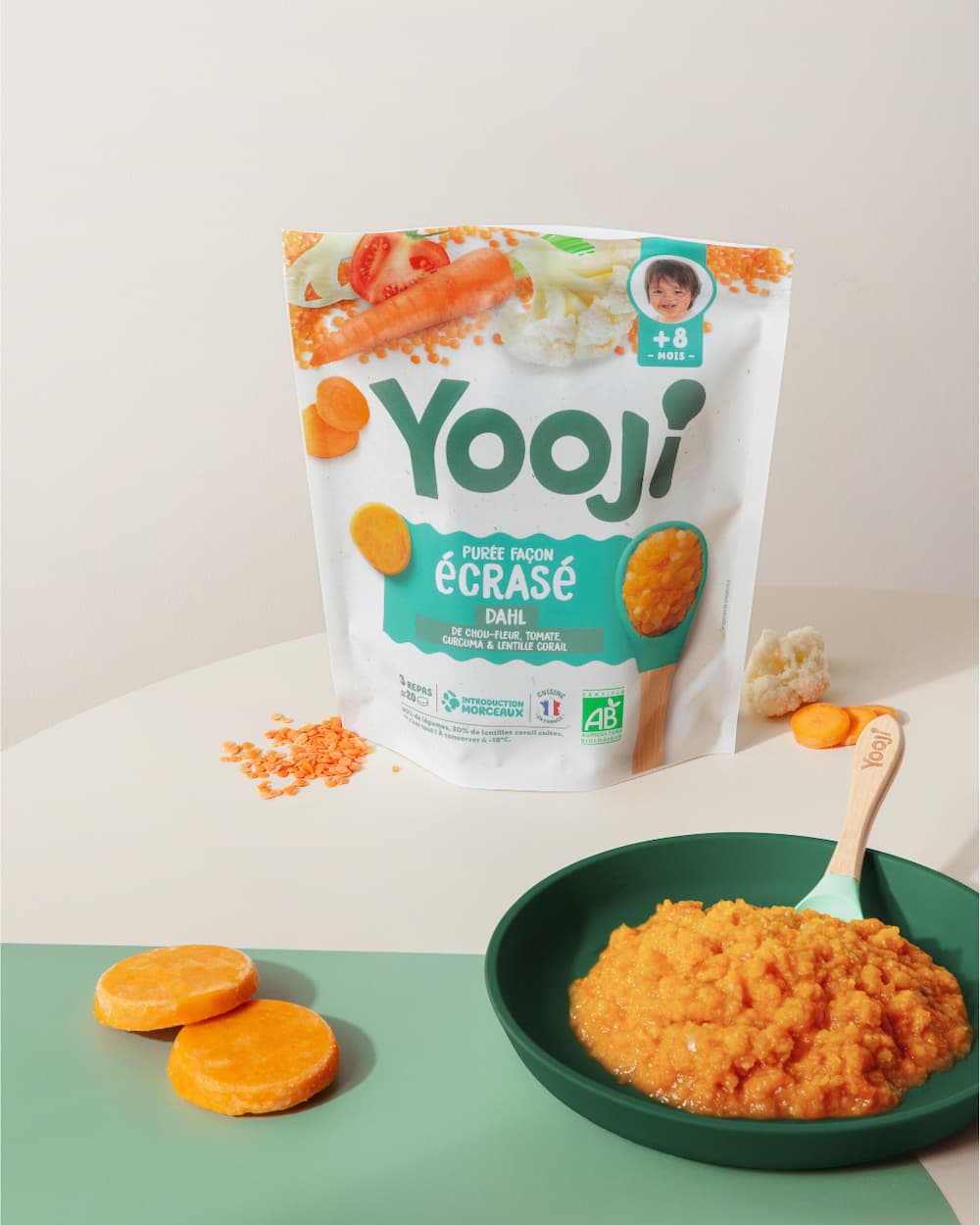 Écrasé Dahl : légumes & lentilles corail