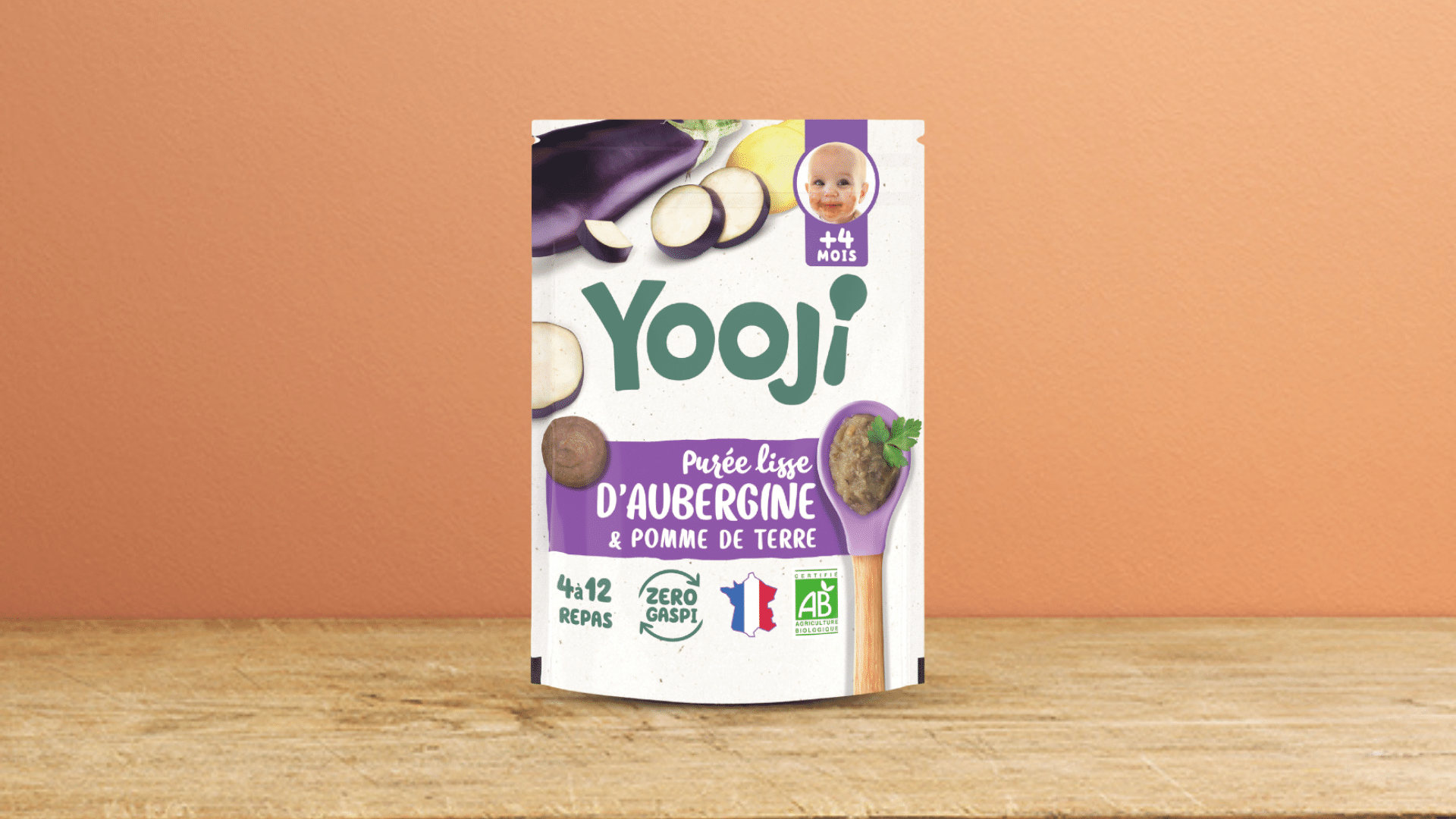 Portions De Puree D Aubergine Bio Pour Bebe Des 6 Mois