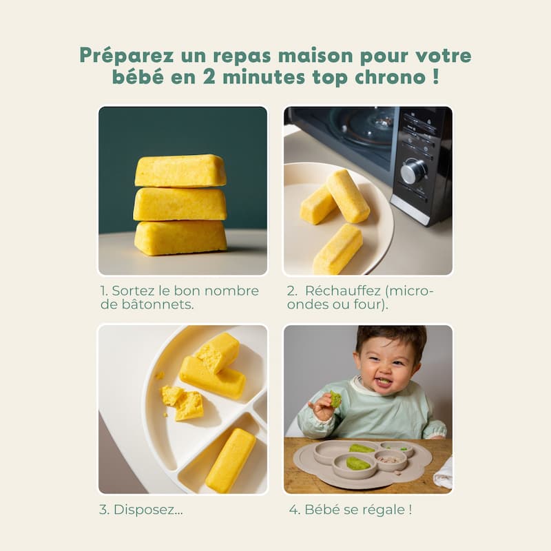 Bâtonnets manger main : Maïs, semoule de maïs