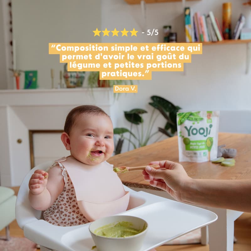 Purées lisses de légumes verts