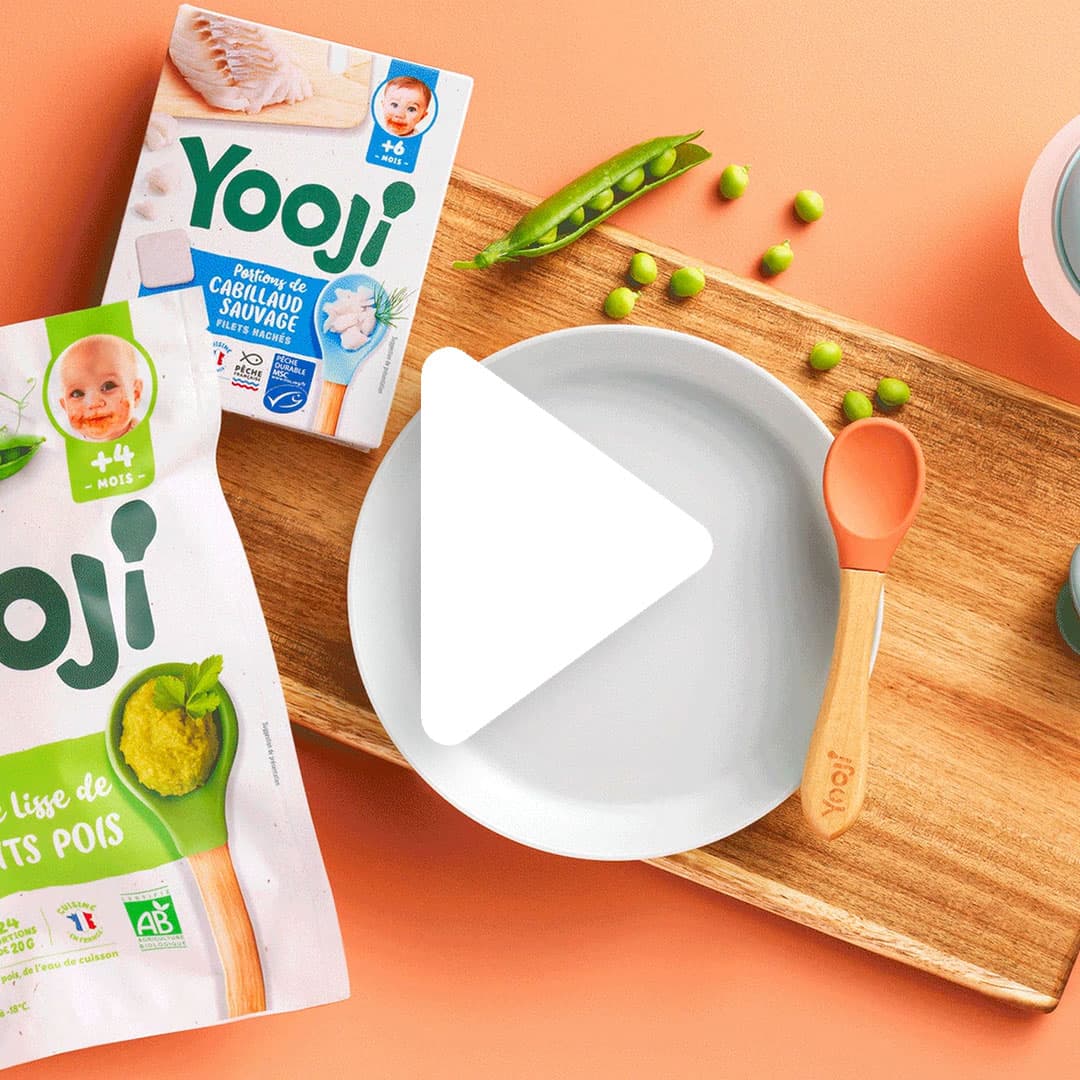 Purées lisses de légumes verts