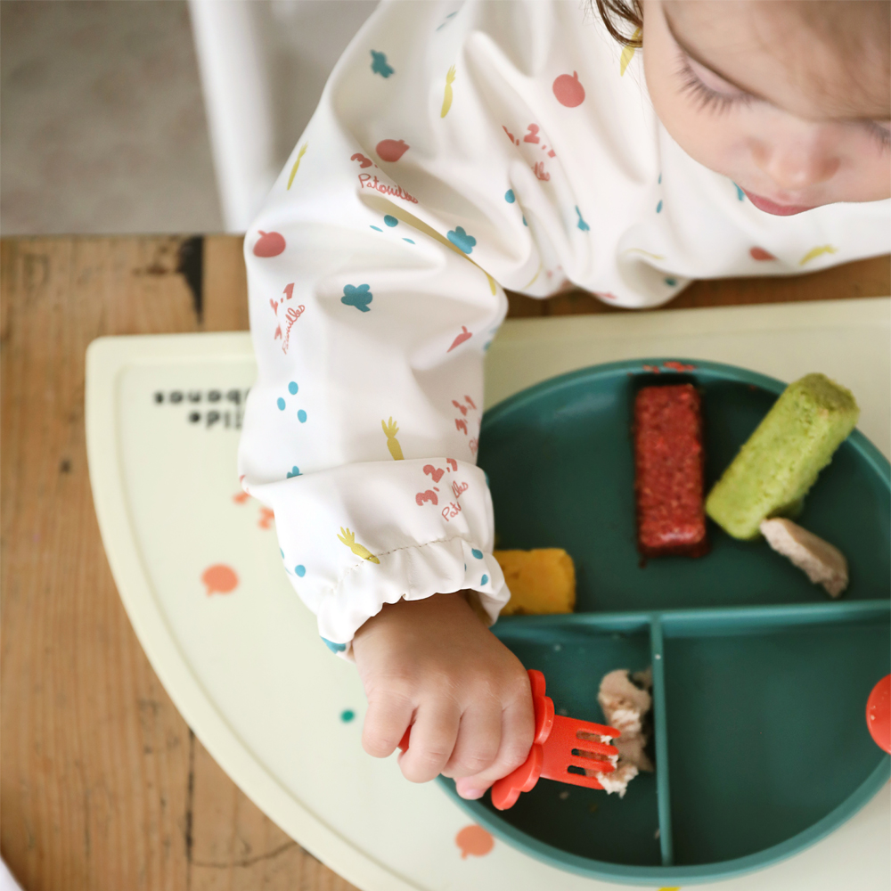 Couverts d\'apprentissage bébé - orange