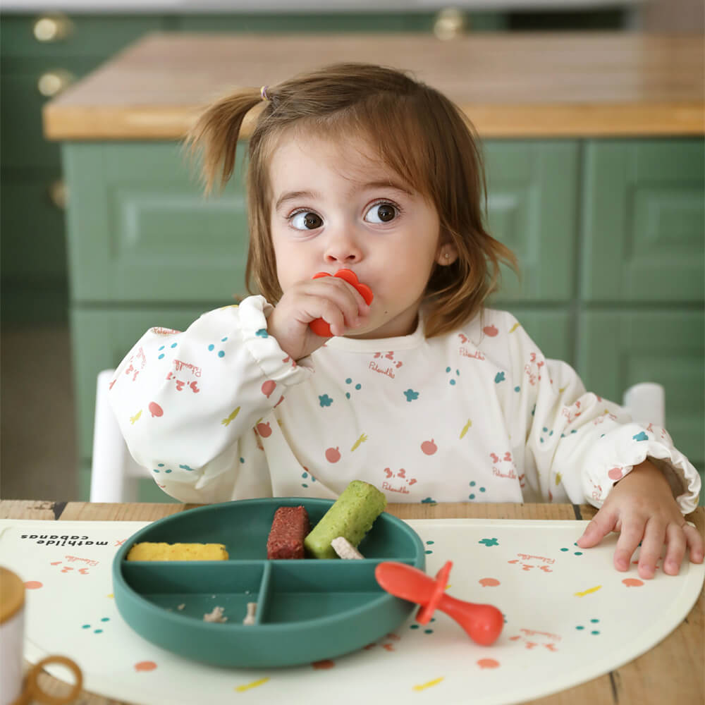 Couverts d\'apprentissage bébé - vert