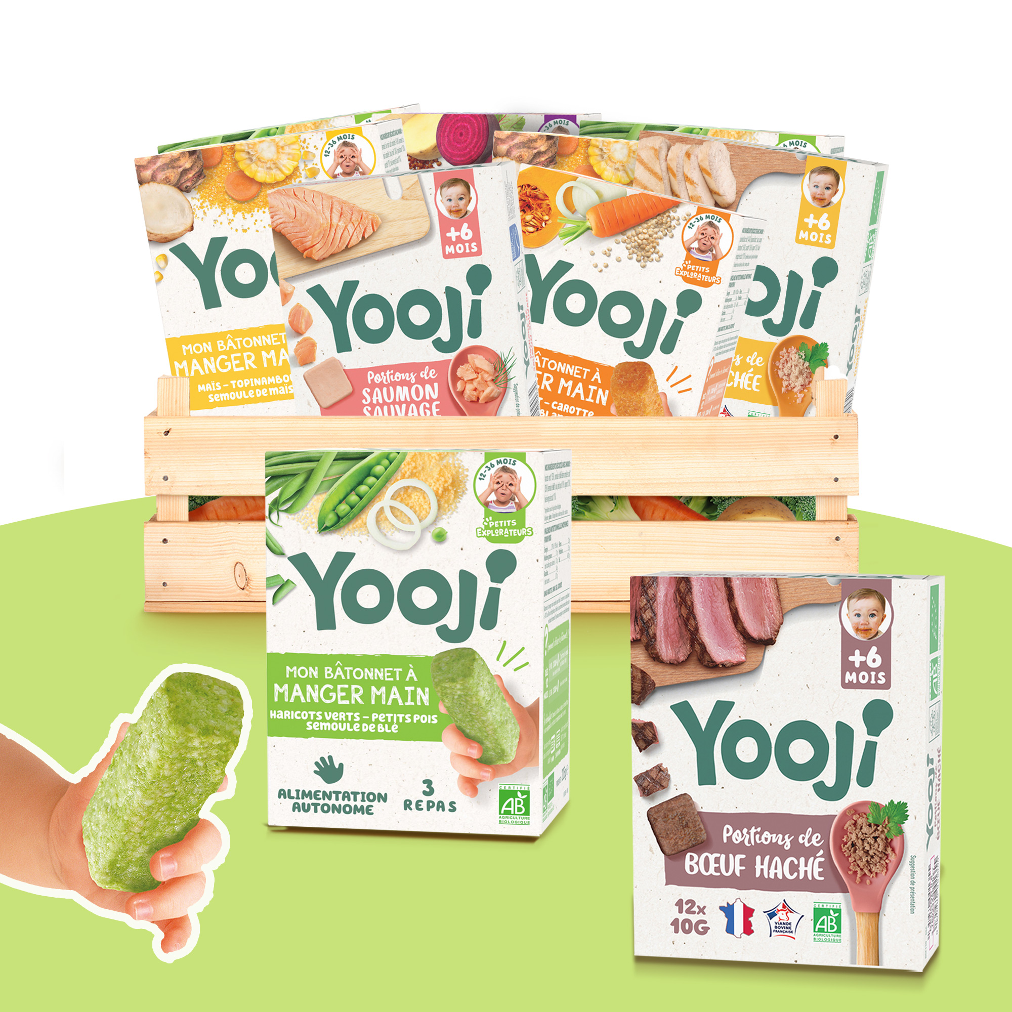 Yooji - 1 mois de repas complet à manger-main bio