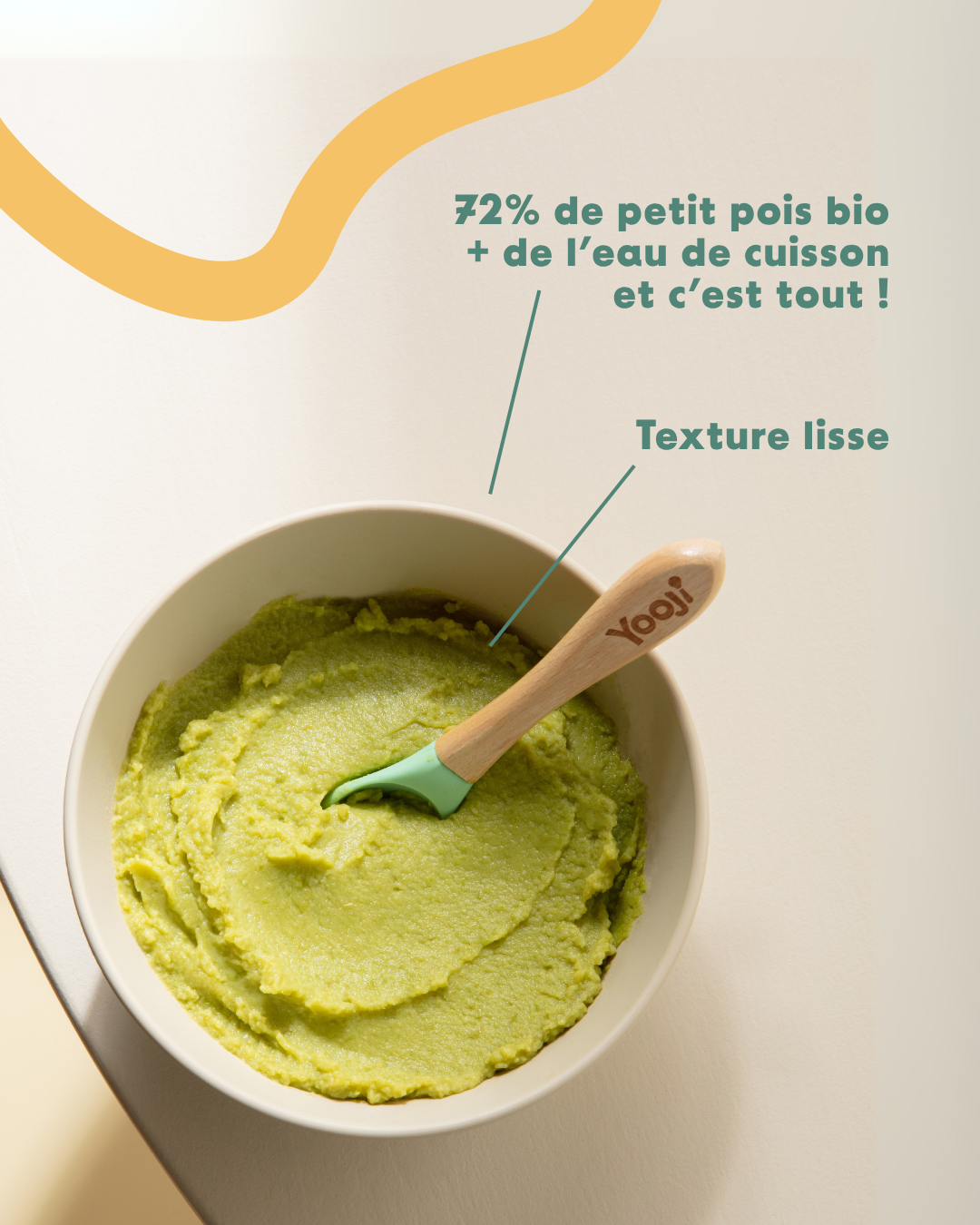 Purée lisse de Petit pois
