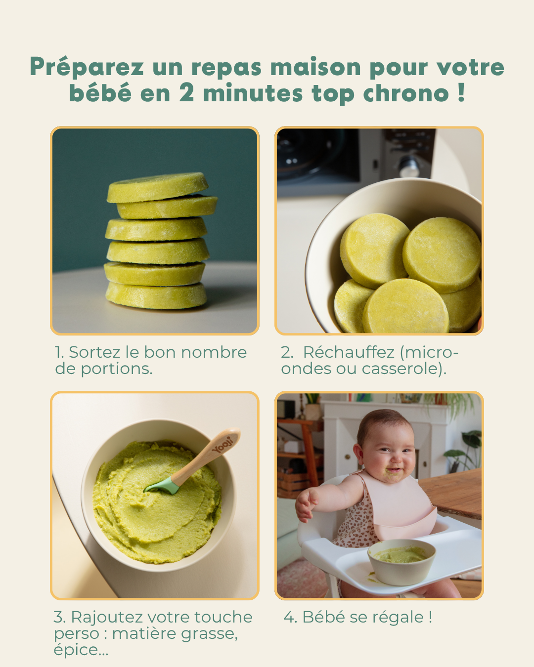 Purée lisse de Petit pois