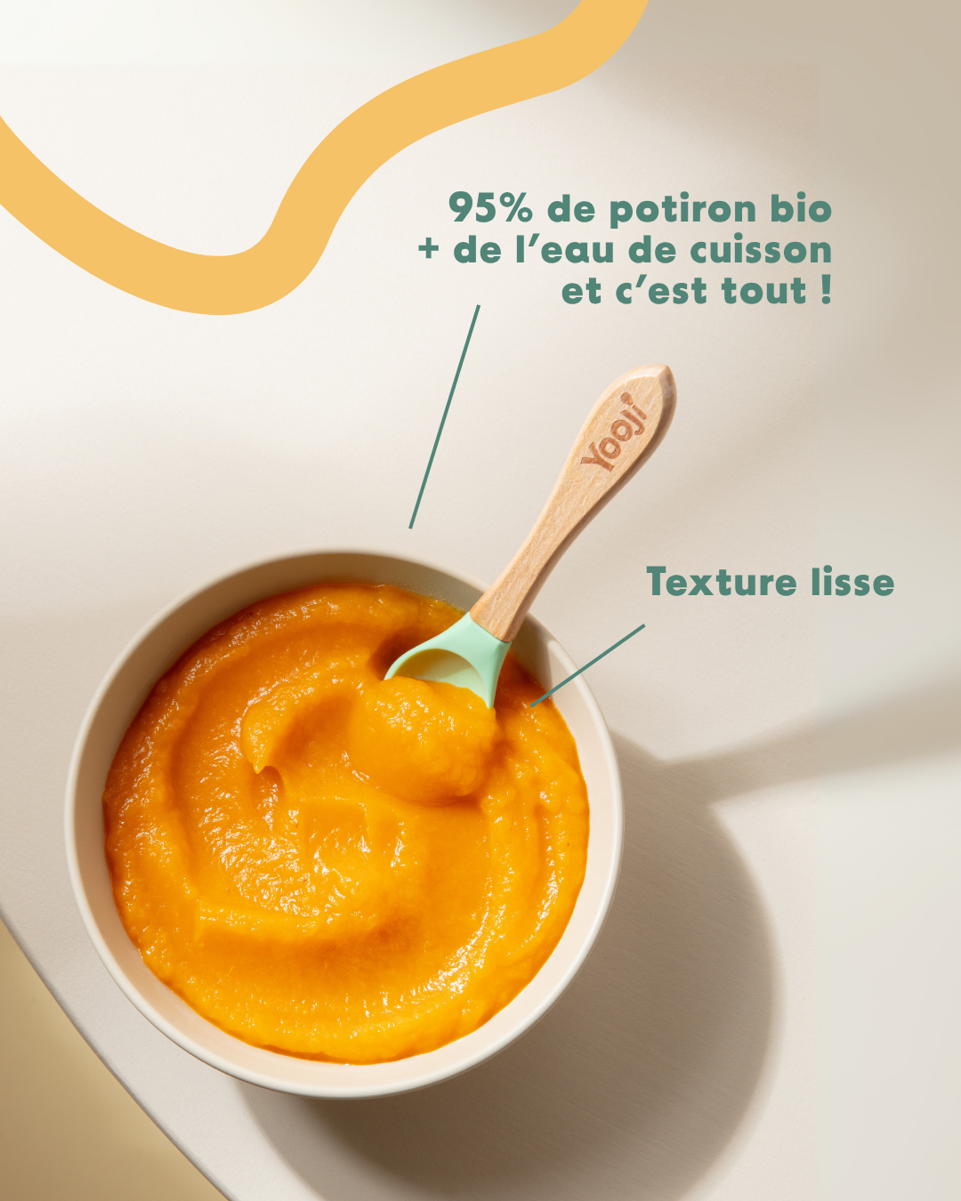 Purée lisse de Potiron