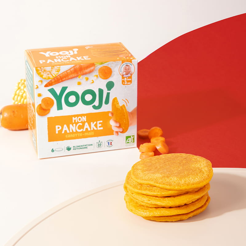 Pancakes : Carotte, maïs