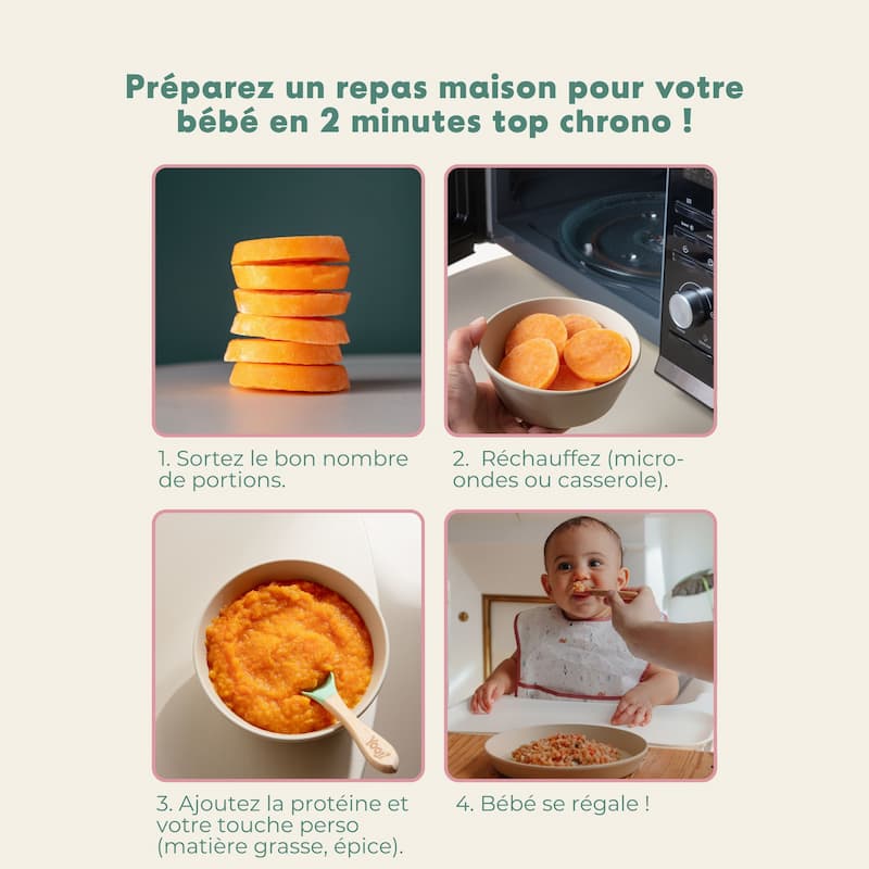 Purée légumes fondants Carotte