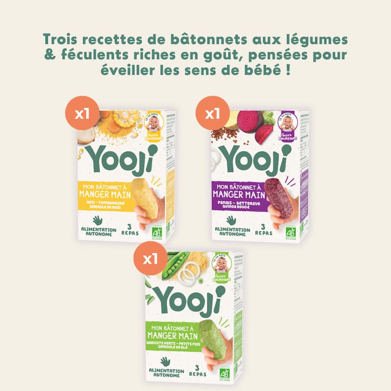 Bâtonnets à manger-main de légumes