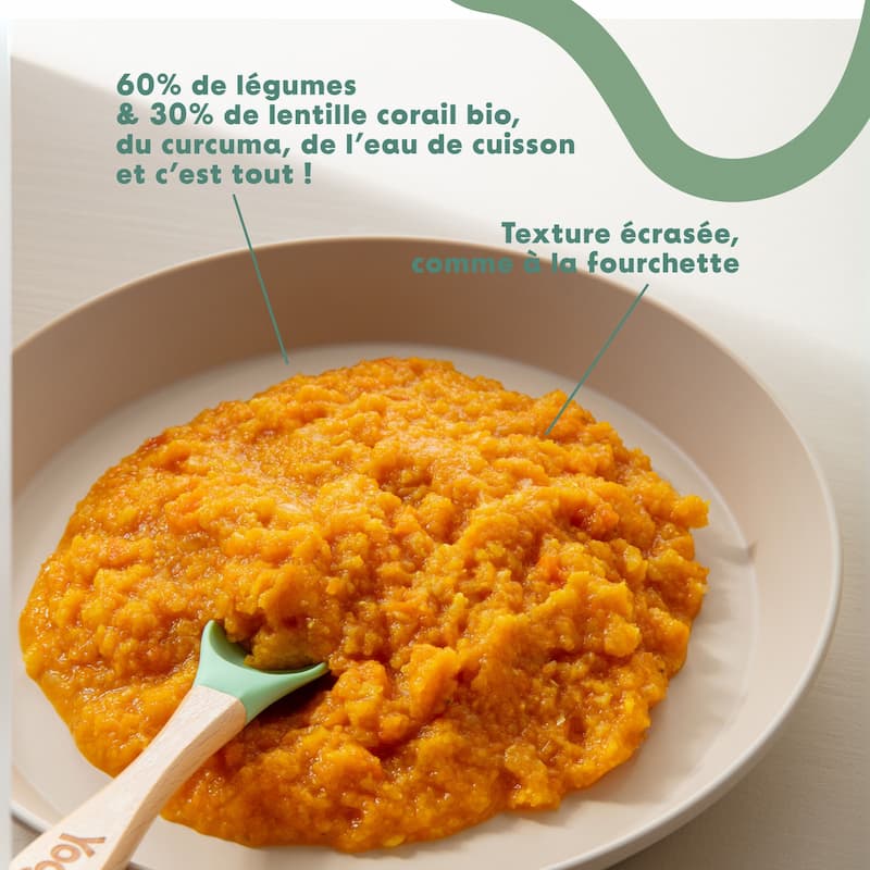 Écrasé Dahl : légumes & lentilles corail