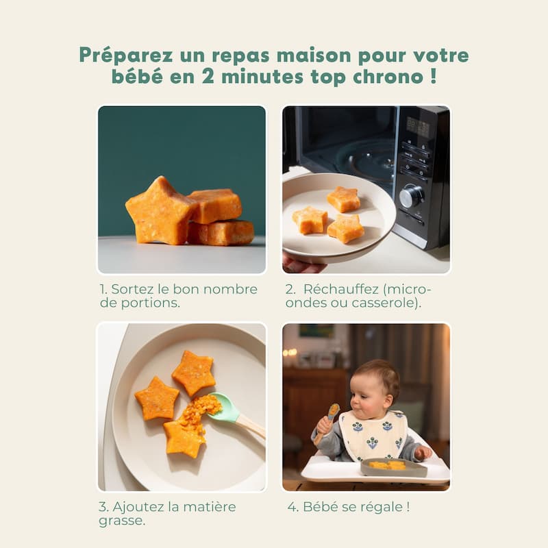 P\'tit Dîner : Carotte, patate douce, épeautre