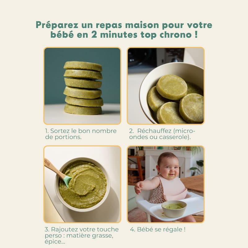 Purée lisse de Haricot Vert - Format éco