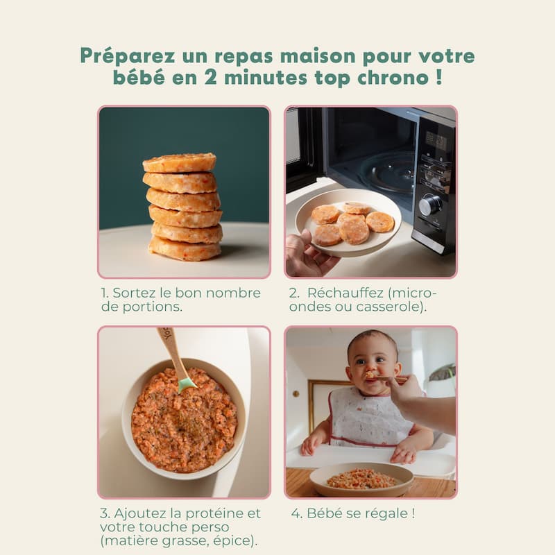 Purée légumes fondants Ratatouille