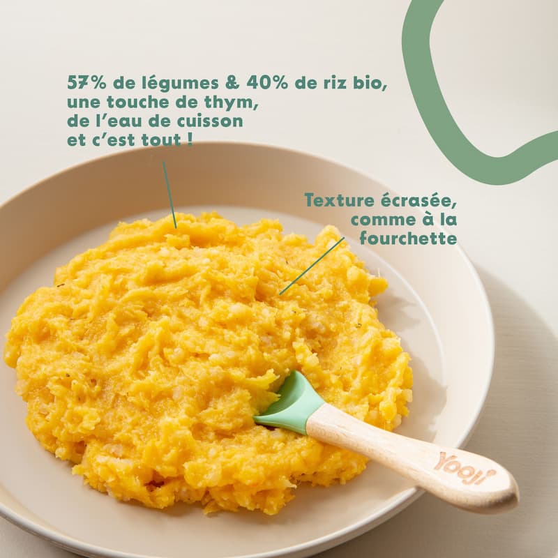 Écrasé Risotto : légumes & riz