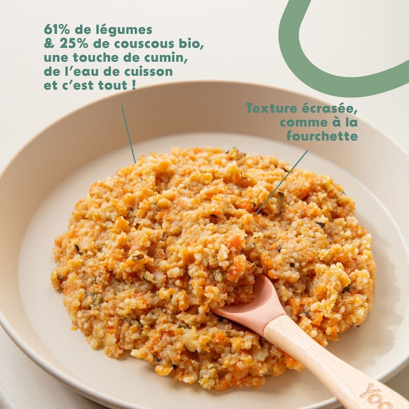 Écrasé Tajine : légumes & semoule